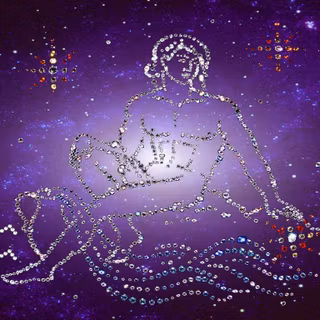 Aquarius purple wallpaper