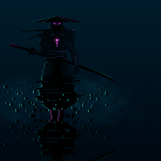 Cyber-ninja wallpaper