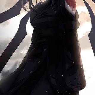 Glowing anime wallpaper