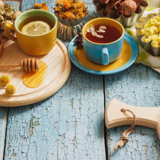 Herbal tea wallpaper