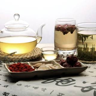 Herbal tea wallpaper