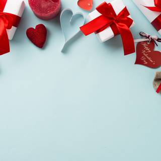 Collage Valentines Day computer wallpaper