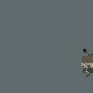 Funny minimalist wallpaper