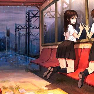 2 bffs anime wallpaper