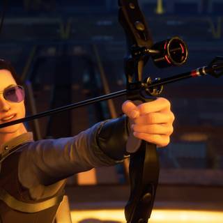 Kate Bishop bow and arrow wallpaper