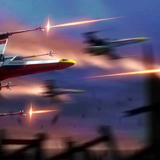 X-Wing computer wallpaper