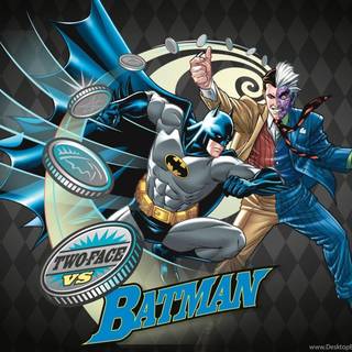 Two Face DC Comics desktop wallpaper