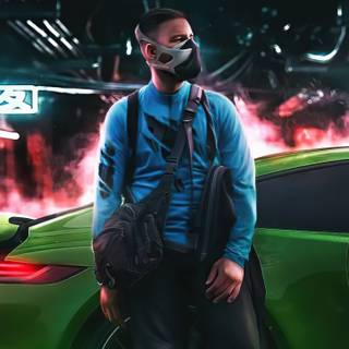 Cyberpunk boy wallpaper