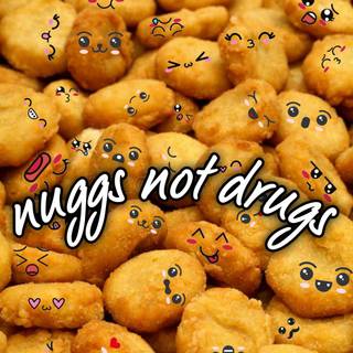 Dino chicken nuggets wallpaper