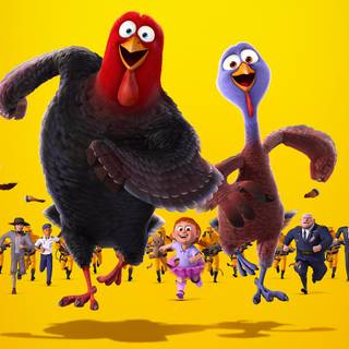 Cartoon birds wallpaper