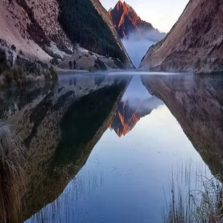 Beautiful lake reflection wallpaper