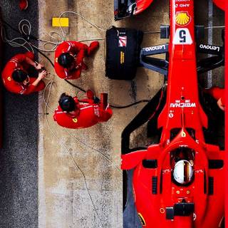 F1 pitstop wallpaper