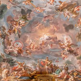 Angel painting wallpaper