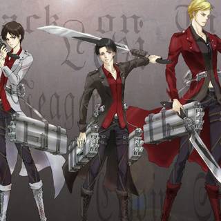 Levi and Erwin wallpaper