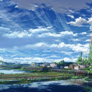Anime panorama wallpaper