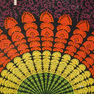 Bohemian style wallpaper