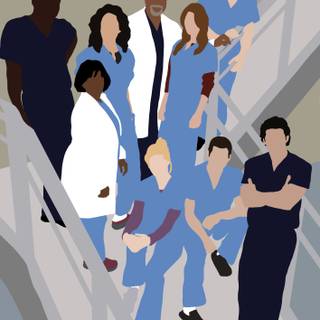 Grey's Anatomy cast wallpaper