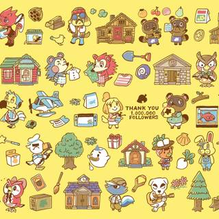 Animal Crossing aesthetic wallpaper