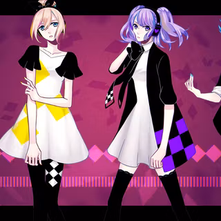 Four girls wallpaper