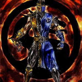 Sub Zero and Scorpion wallpaper