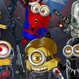Minions Avengers wallpaper