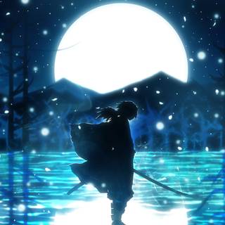 Demon Slayer moon wallpaper