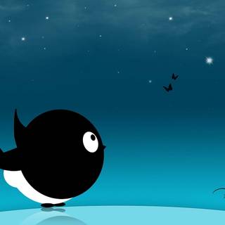 Bird cartoon wallpaper