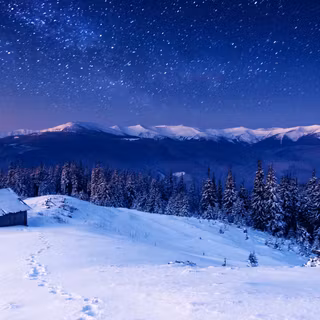 Stars winter wallpaper