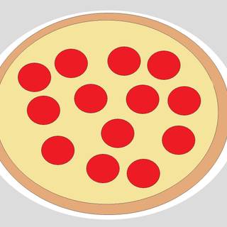 Cartoon pizza wallpaper