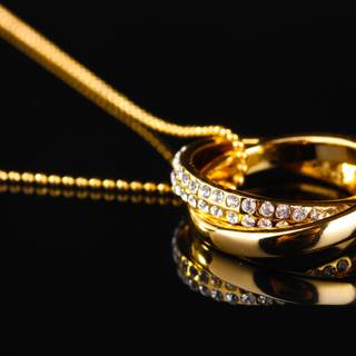 Golden ring wallpaper