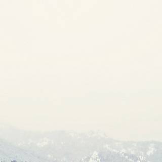 Minimalistic winter iPhone wallpaper