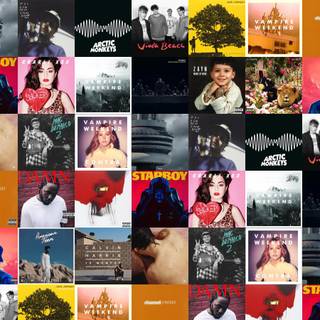 Album collage wallpaper