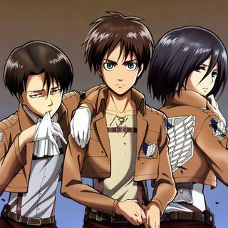 Mikasa x Eren wallpaper