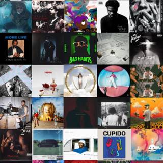 Album collage wallpaper