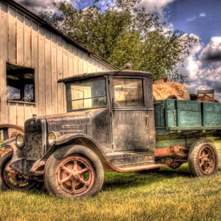 Farm trucks wallpaper