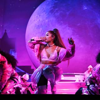 Ariana Grande concert wallpaper