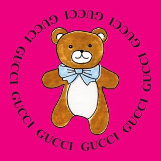 Gucci bear wallpaper