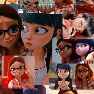 Marinette x Alya wallpaper