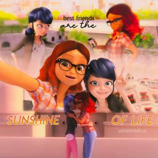 Marinette x Alya wallpaper