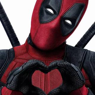 Deadpool heart wallpaper