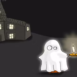 Ghost cartoon wallpaper