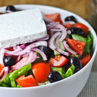 Greek food wallpaper