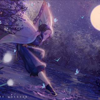 Demon Slayer butterfly wallpaper