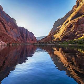 River reflection wallpaper