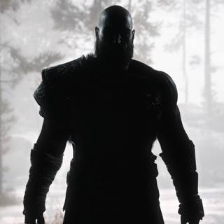 God of War black wallpaper