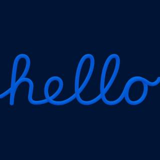 Apple hello wallpaper