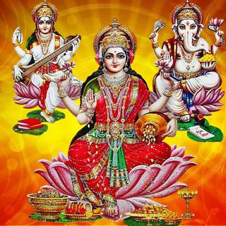 Ganesh Laxmi Saraswati wallpaper