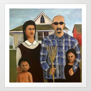 American Gothic wallpaper