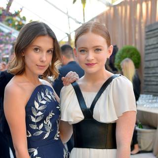 Millie Bobby Brown and Sadie Sink wallpaper