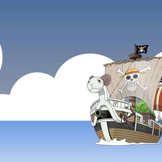 One Piece boat wallpaper